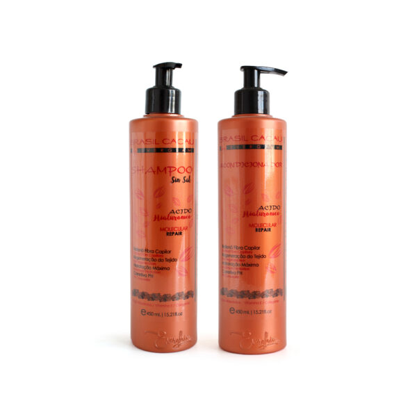 Shampoo y Acondicionador Ácido Hialurónico Btx 450ml